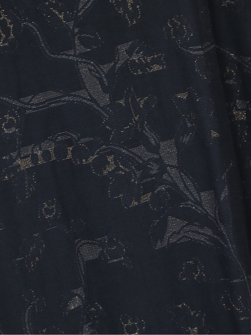 Takeshi Kosaka Y's women's tunic shirt metallic floral print NWOT L XL loose fit - Picture 9 of 9